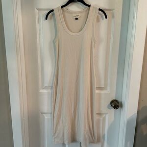 Universal thread small cream tan ribbed dress